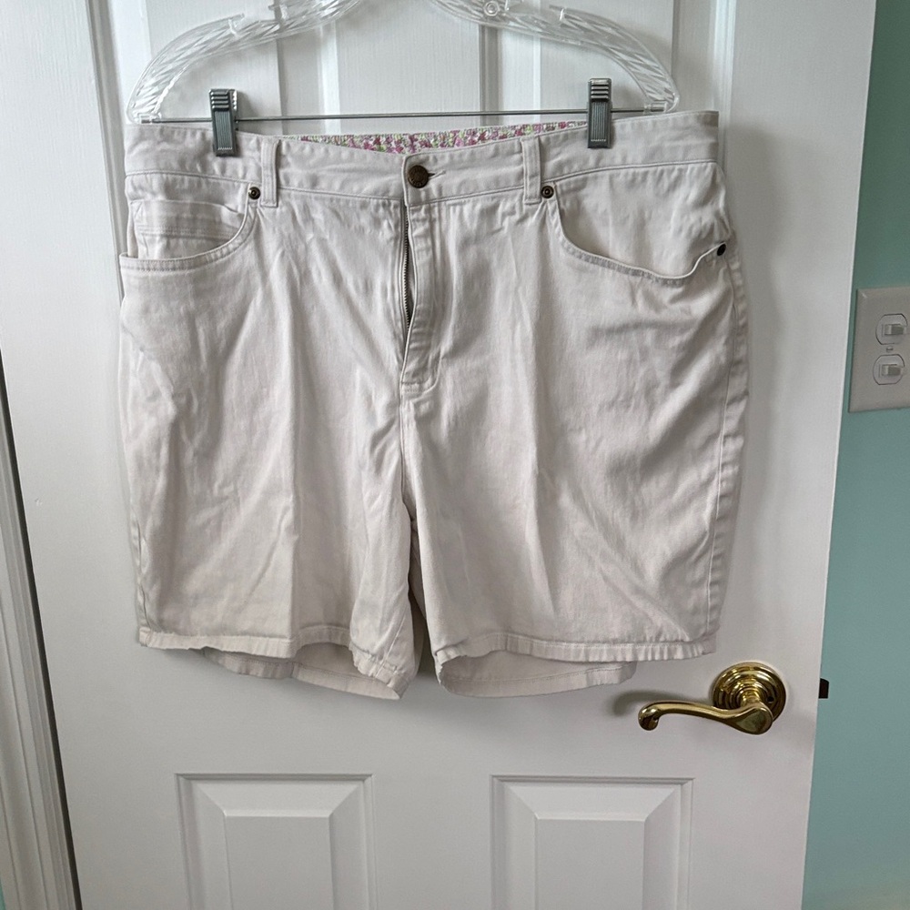 Classic White Women's Shorts